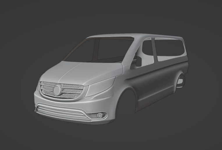 Dutch Police Vito - Side View