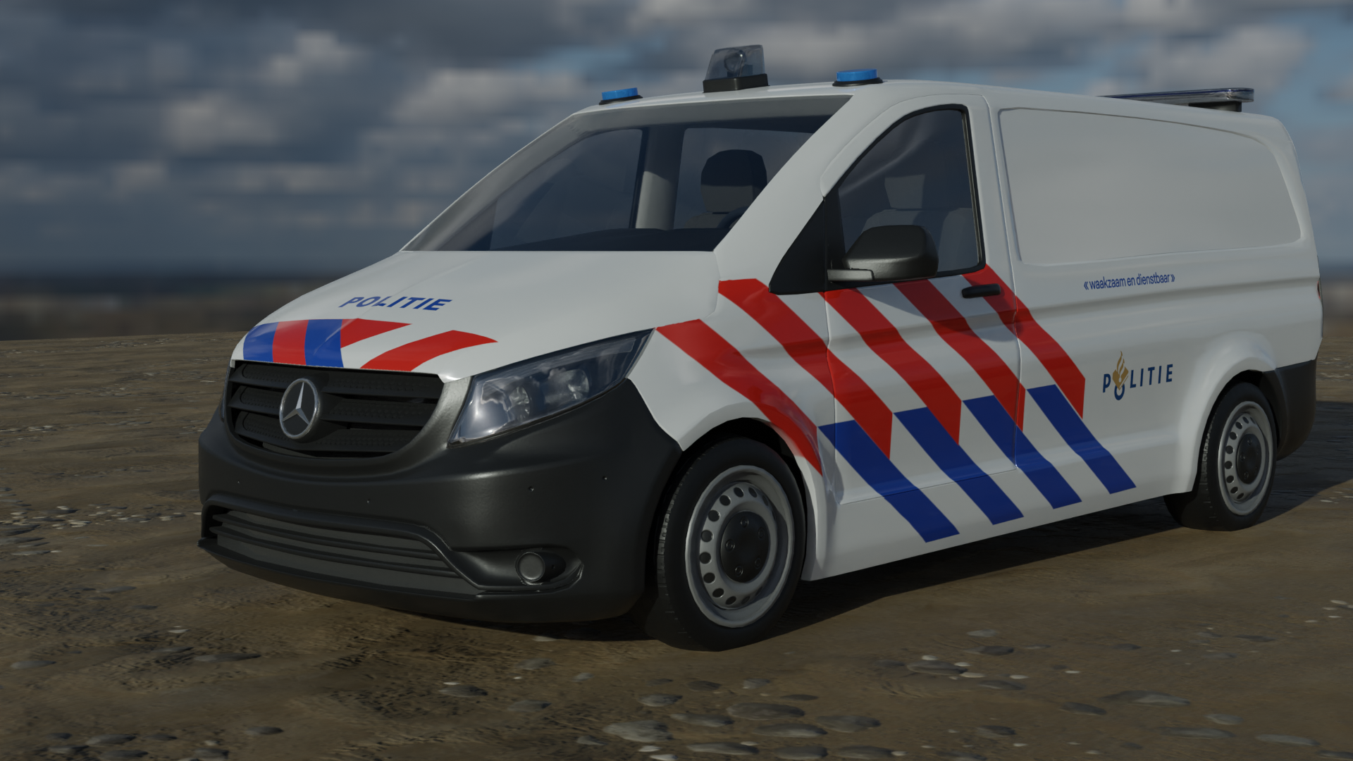 Dutch Police Vito - Front View